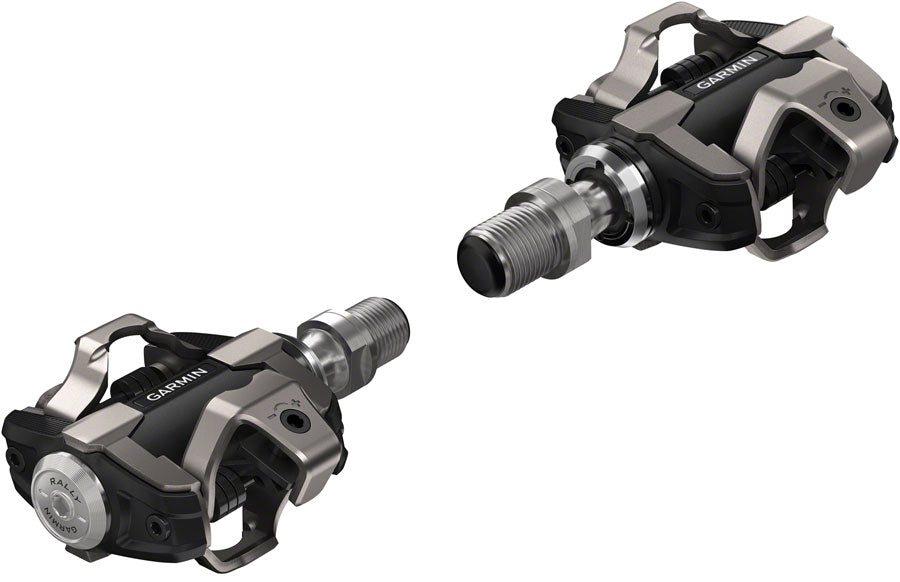 Garmin Rally XC200 Power Meter Dual Sided Clipless Pedals 9/16" Alloy Body Black