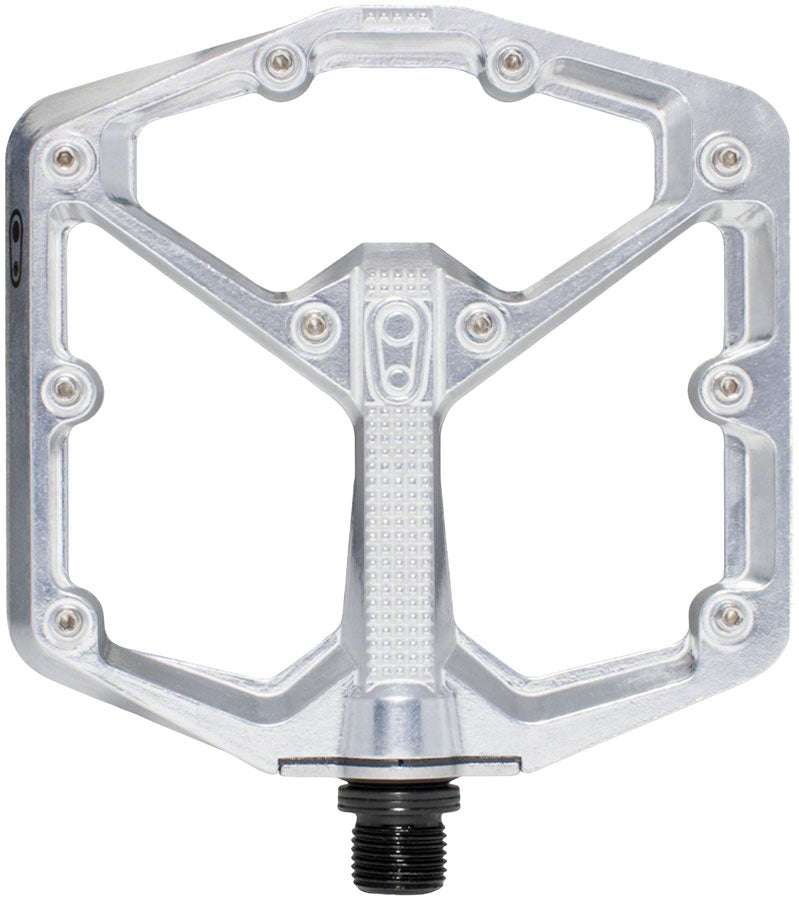 Crank Brothers Stamp 7 Platform Pedals 9/16" Aluminum Body High Polish Silver LG