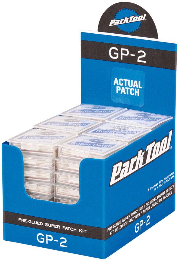 Park Tool Glueless Patch Kit: Display Box with 48 Individual Kits Bike Bicycle