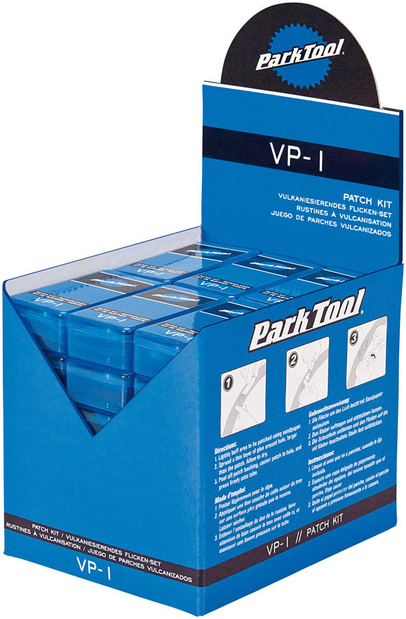 Park Tool Vulcanizing Patch Kit Display Box with 36 Individual Kits Bike Bicycle