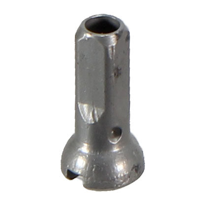 Sapim Secure Lock Alloy Nipple, 14g/12mm, Silver, 100/Count