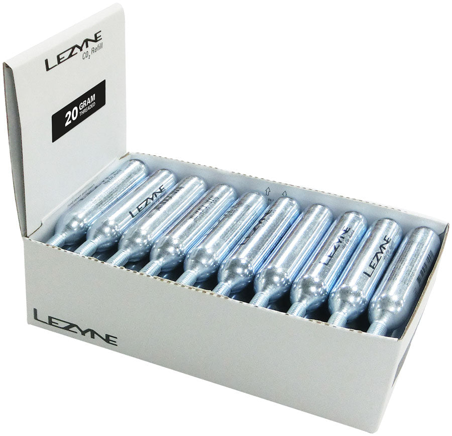 Lezyne 20g CO2 Cartridge, Display Box of 30