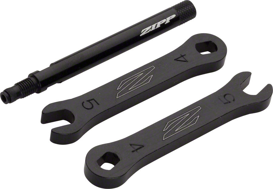 Zipp Aluminum Knurled Valve Extenders – Precision Removable Presta Valve Components for Bicycle Tubes & Racing Performance