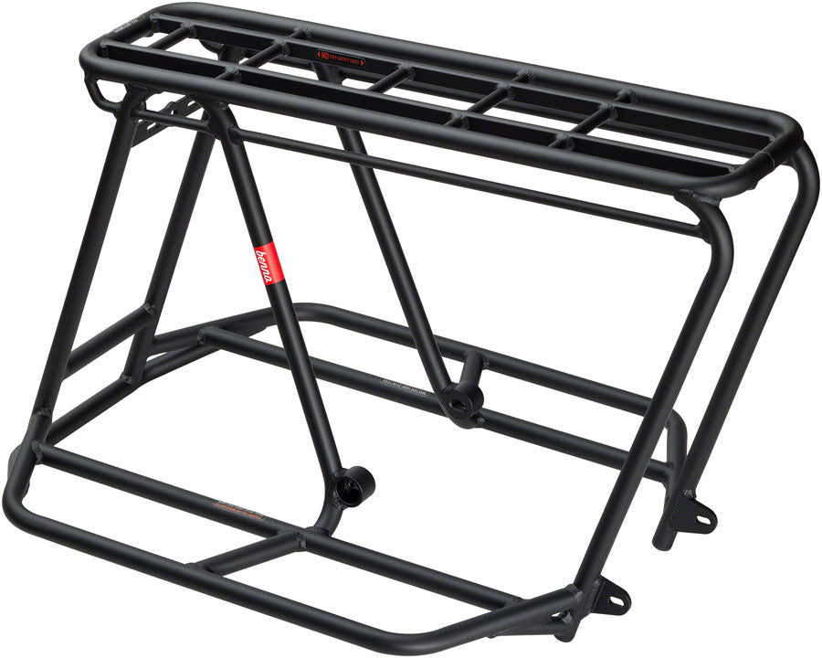 Rear Bike Rack Benno Utility #3 Plus - Compatible With Boost EVO 1-5, Black