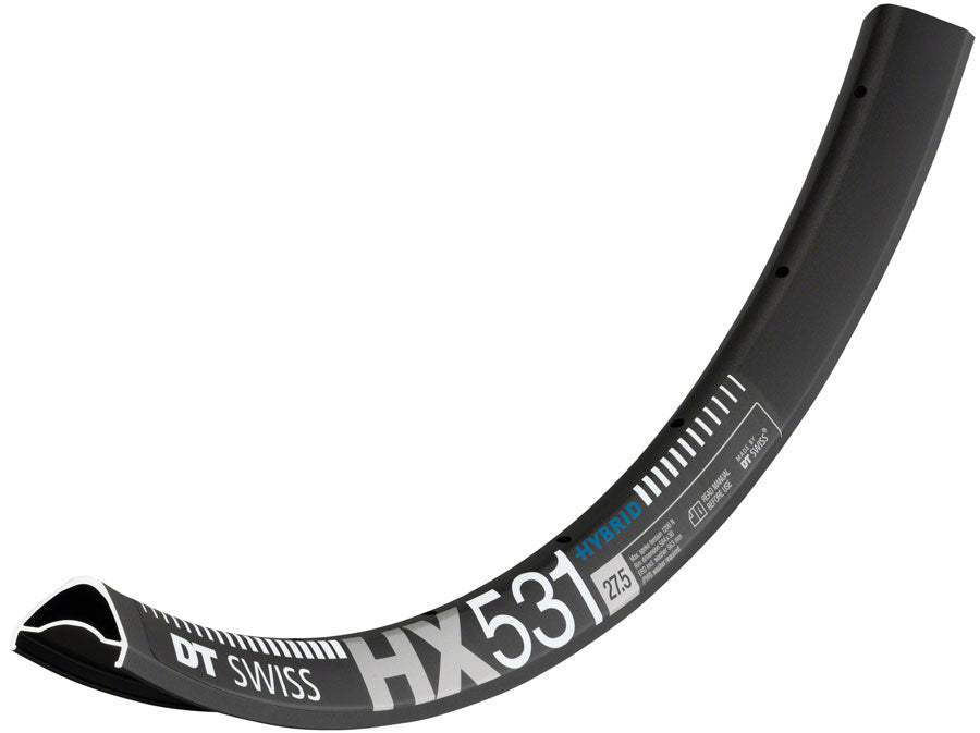 DT Swiss HX 531 Rim 27.5" 32h Tubeless Ready Disc Brake Black Alloy eBike