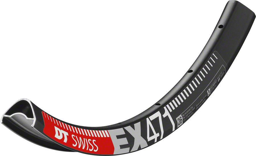 DT Swiss EX 471 29 Tubeless Ready Disc Rim 32h Black Squorx Nipples Washers