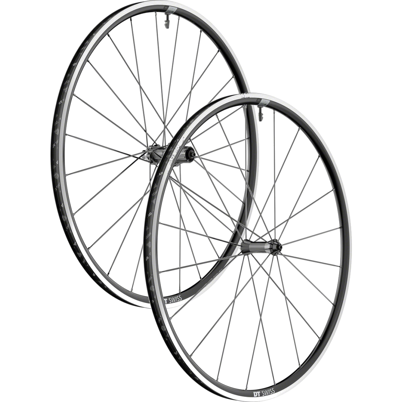 DT Swiss P 1800 Spline 700c Rim Brake Road Wheelset Alloy, Tubeless Ready, Ratchet LN, Perfect for Climbing & Descents