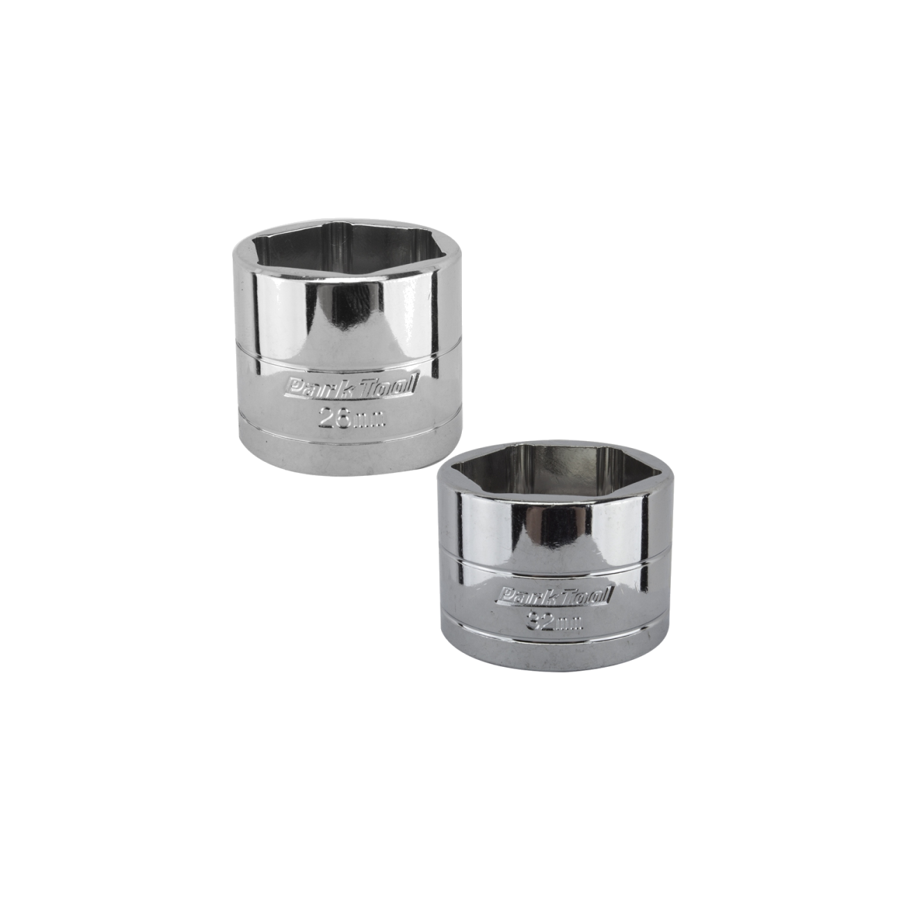 Premium Chrome Vanadium Flat-Faced Socket Set 26mm & 32mm for Suspension Fork Fittings