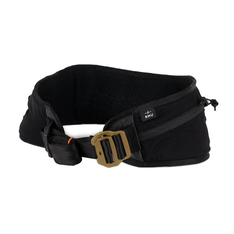 RMU Outdoors Utility Belt, Black w/Bronze Buckles