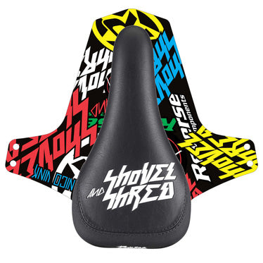 Reverse Nico Vink Shovel & Shred Saddles – BMX, Slopestyle & Downhill Bicycle Seats with Vinyl Top, CrMo Rails, Multiple Colors, Lightweight Design