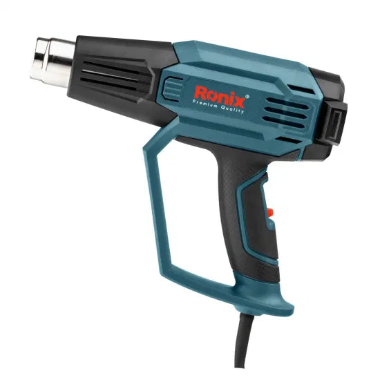 Ronix 1103 Heavy Duty 2000W Heat Gun Adjustable Level Wind Hot Air Sealer 2000W with Nozzle Multi Temperature Heat Gun