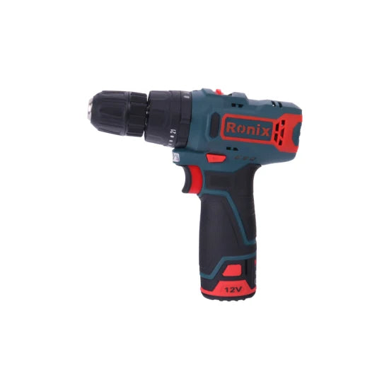 Ronix 12V 2A Two Batteries Cordless Impact Driver Drill Electric Screwdriver
