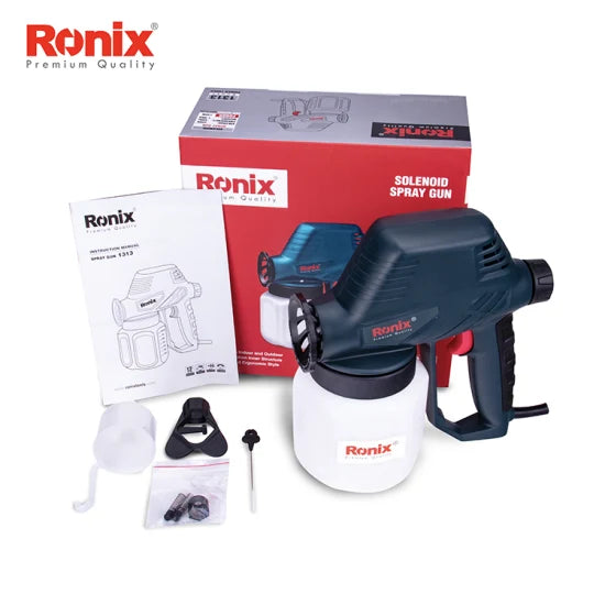 Ronix 1313 High Volume Low Pressure Air System That Enables Constant Spraying for Delivering Superior Solenoid Spray Gun