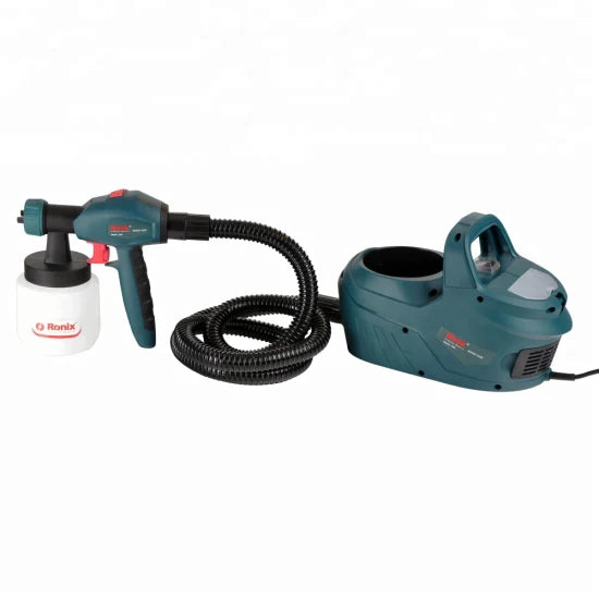 Ronix 1365 HVLP Floor Based Electric Paint Spray Gun Set with Stainless Container 650W HVLP Floor Based Spray Gun