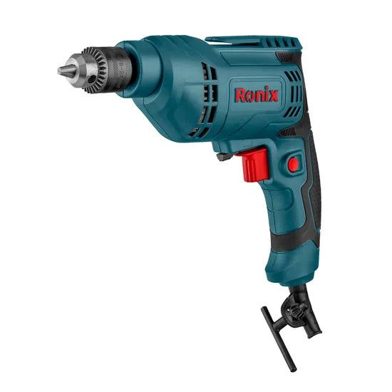 Ronix 2107 Model Impact Drill in Stock 6.5mm 400W Powerful Hammer Drill with Key Portable Handle Power Tool Machine