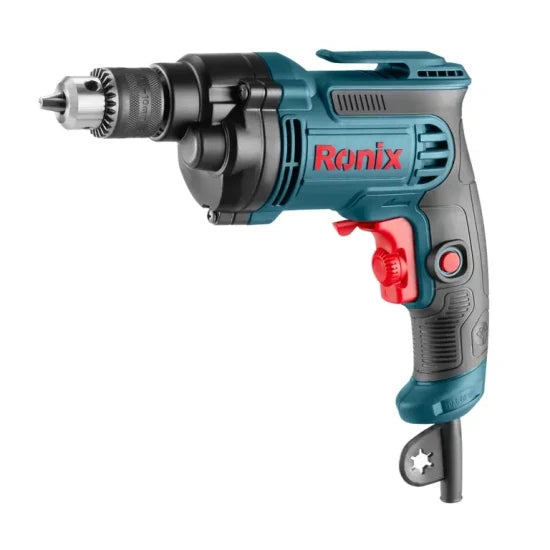 Ronix 2116 Electric Drill 10mm Keyed 420W Chuck Low Speed Drill Variable Drill Power Tools Industrial Electric Drill for Punching
