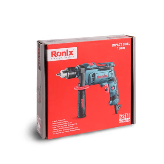 Ronix 2211 Corded Drill with Lightweight Design Power Drill Decreases User Fatigue Compact Design of Impact Drill