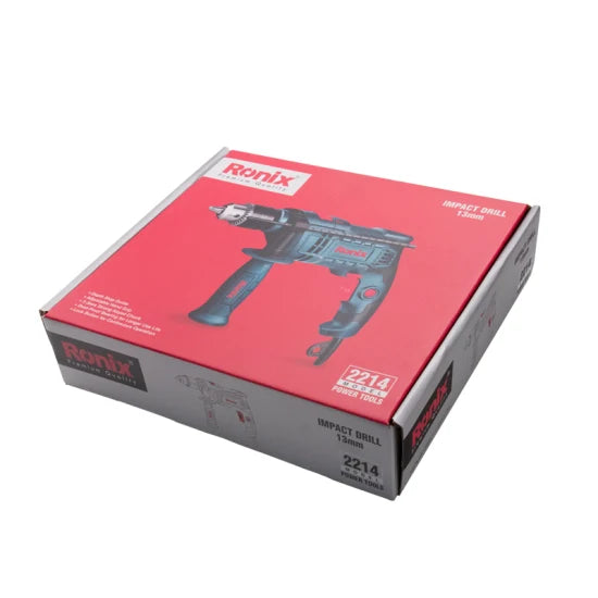 Ronix 2214 MID-Handle Grip for Comfort Corded Drill 13mm Keyed Electric Drill Delivers High Performance Power Drill