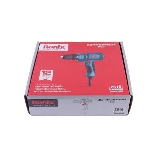 Ronix 2510 Compact Screwdriver Lightweight Design Superior Motor Minimize Fatigue Daily Screwing and Drilling Tasks Screwdriver