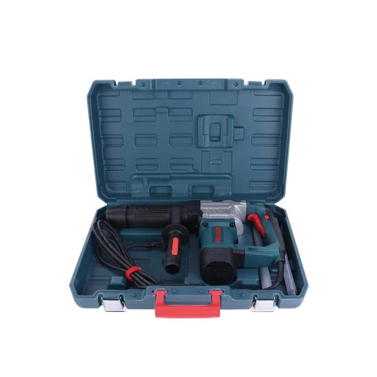 Ronix 2809 Electric Jack Hammer Concrete Breaker Trigger Lock with Chisel Bit with Carrying Case Demolition Hammer