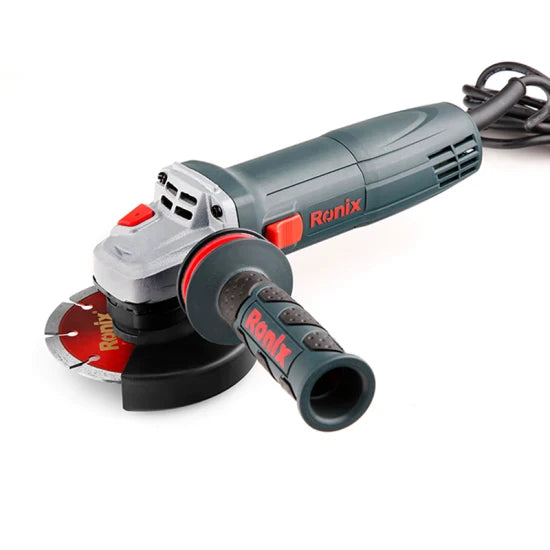 Ronix 3130 720W 11000rpm with 100/115mm Grinding Wheel Angle Grinder Ergonomic Design Handle Mini Angle Grinder