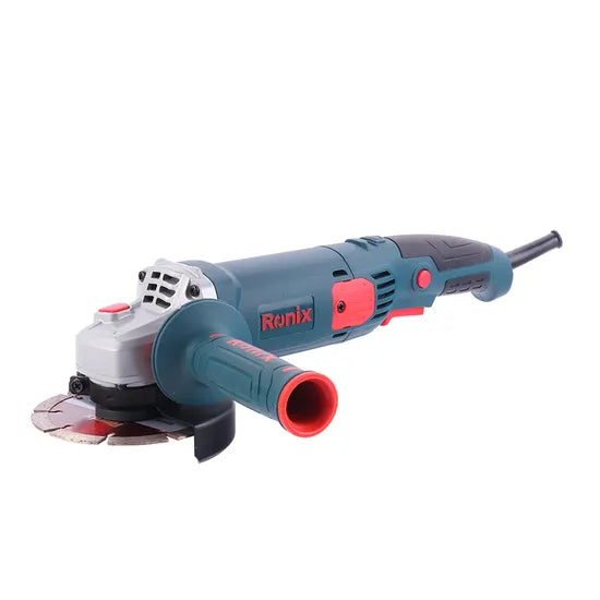 Ronix 3151 Angle Grinder 115mm 1000W 11000 Rpm with Dust Ejection System Corded Cutting Disc for Angle Grinder