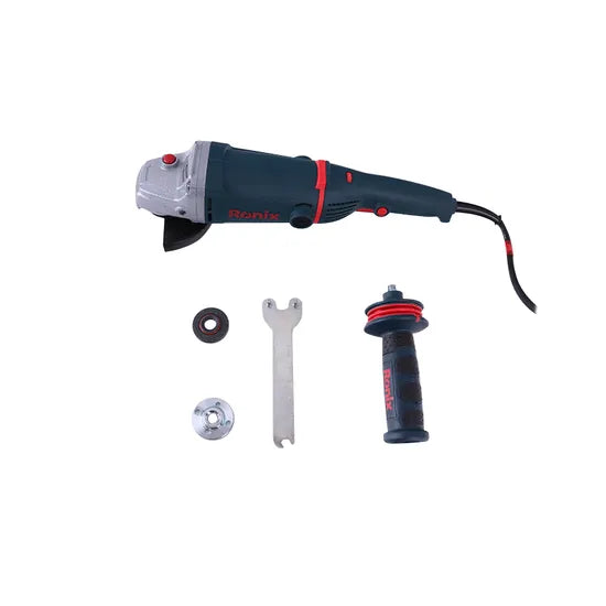 Ronix 3160 Grinder Power Tools 2 Position Auxiliary Handle for Control Comfort Versatility All Applications Power Angle Grinder