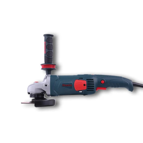Ronix 3165 Angle Grinder with 2 Safety Guards Cutting Wheels Flap Discs Non-Slip Handle and Carbon Brush Mini Angle Grinder
