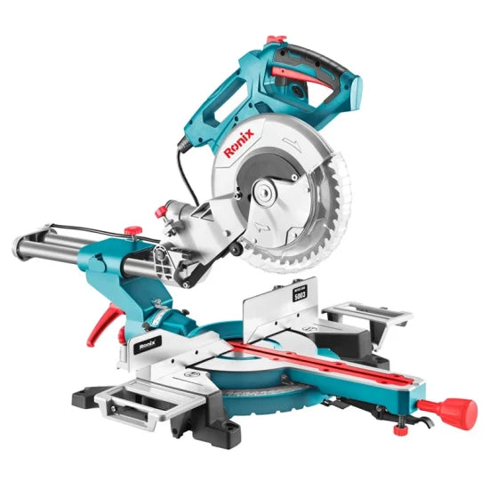 Ronix 5003 Sliding Miter Saw 255mm Dual Bevel Compound 1800W Power Tool Circular Saw Dual Bevel Sliding Miter Saw