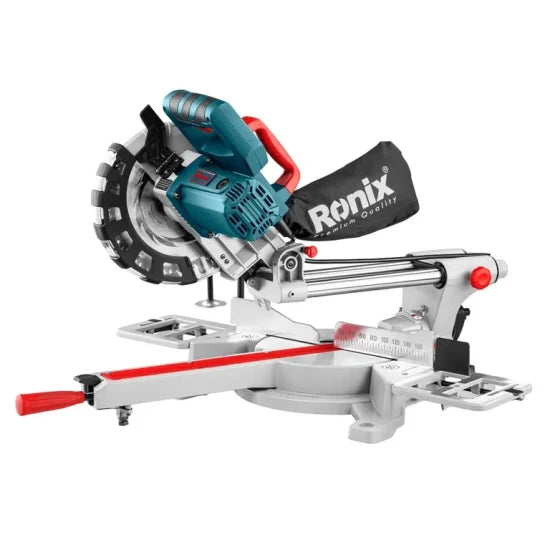 Ronix 5301 Sliding Miter Saw 1450W 210mm Woodworking Bench Top with Laser for Woodworking Power Tools