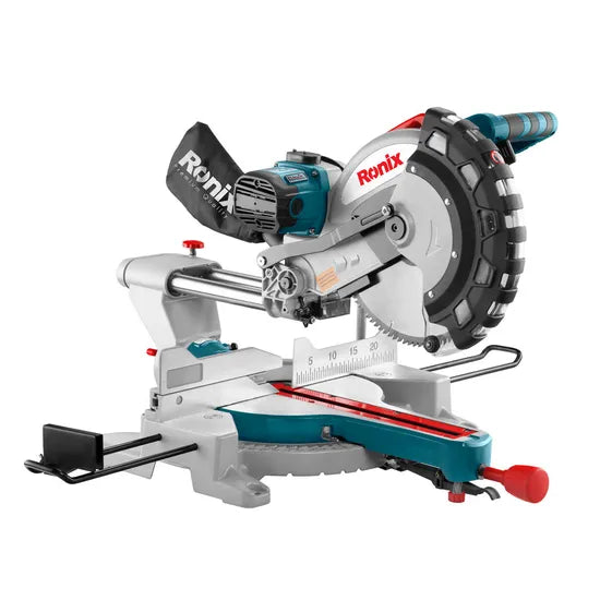 Ronix 5303 Laser Pointer Sliding Bar Miter Saw Electronic Brake Sharp Cut 305mm 4300rpm Heavy Duty Sliding Mitre Saw