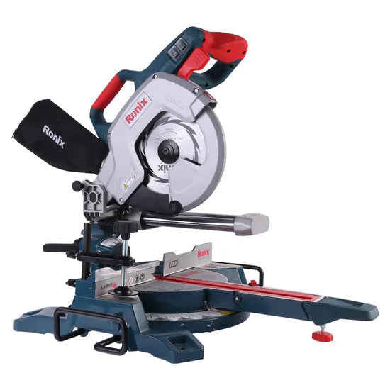 Ronix 5401 Cutter Miter Saw with Laser Pointer Electronic Brake Sharp Cut 1500W 210mm Dual Bevel Sliding Mitre Saw