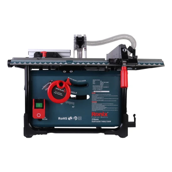 Ronix 5601 Miter Saw Stand Work Station Mobile Rolling Table Top Workbench Orange Folding Dust-Collection Table Saw