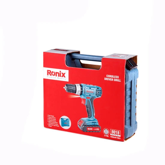 Ronix 8018 Impact Drill Driver Control Over Output Speed and Power Customize Tool for Specific Application Cordless Impact Drill