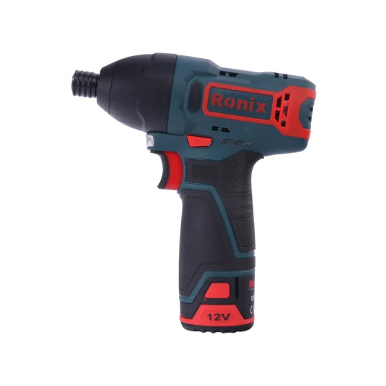 Ronix 8104K Electric Screwdriver Gun Adjustable 2 Position Handles Front LED DC Charging 12V 2.0ah Cordless Screwdriver