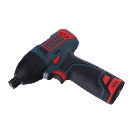 Ronix 8104K Model 12V Lithium-Ion 2200rpm Cordless Drill Driver Impact Screwdriver