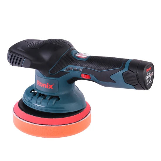 Ronix 8309 Cordless Dual Action Polisher 12V 150mm 2200-4800rpm Electric Polisher Power Tools Cordless Dual Action Car Polisher Polishing Machine