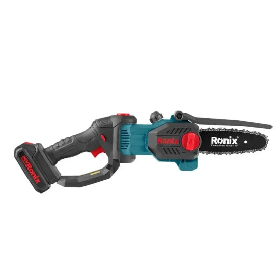 Ronix 8600 Cordless Mini Chain Saw 20V 2.0ah 3800rpm Power Tool Set Electric Saw Portable Home Garden Power Tool