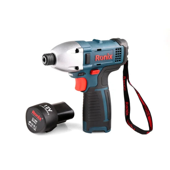 Ronix 8601 Cordless Impact Wrench 6/25mm 12V Electric Gun 100n. M Brushless Impact Wrench Driver Cordless Impact Driver