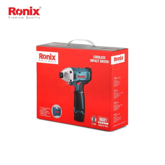 Ronix 8601 Impact Driver 12V Electric Impact Gun Comfortable Rubber Handle Greatly Reduce Hand Fatigue Cordless Impact Driver