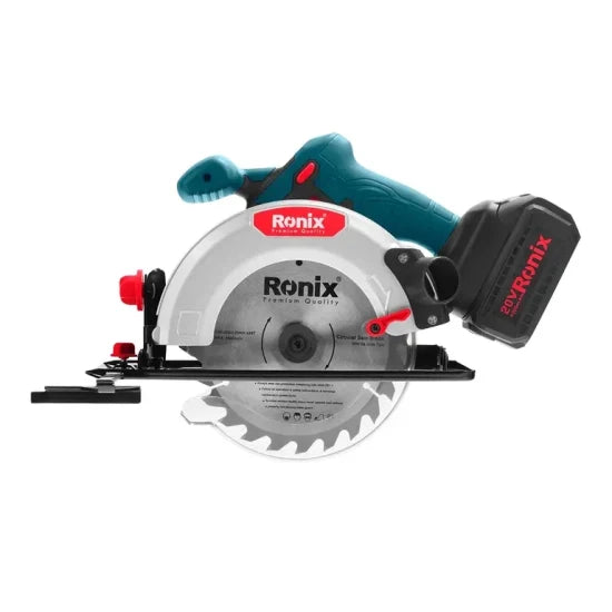 Ronix 8609 Cordless Circular Saw 20V 165mm Professional Wood Cutting Saw Home Use Brushless Circular Saw Kit