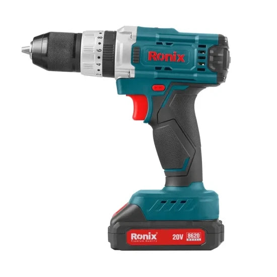 Ronix 8620 Cordless Drill Driver 20V 35n. M 10mm Rechargeable Brushless Cordless Tools Electric Drill Driver Kit Power Tool Set