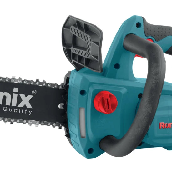 Ronix 8651 Digital Brushless Saw Motor Tool-Free Chain Tension Auto Lubrication Includes 4.0ah Battery Brushless Chain Saw