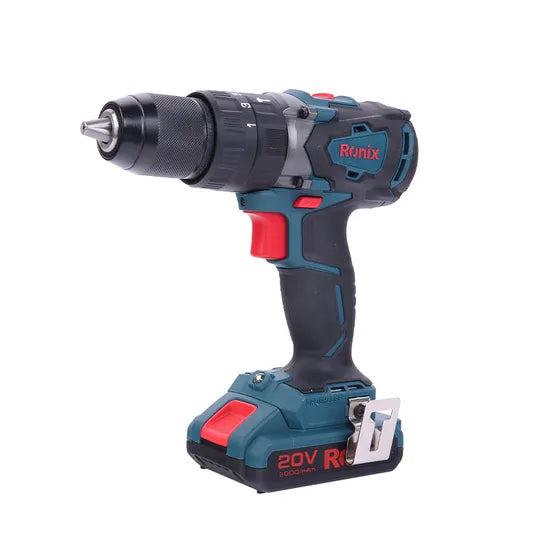 Ronix 8905K Brushless Cordless Hammer Drill Impact Combo Kit 20V Hammer Drill and Impact Driver Brushless Hammer Drill Kit