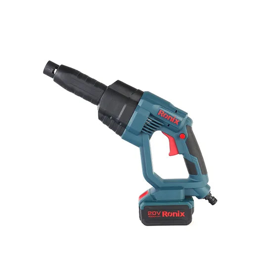 Ronix Hot-Selling 8930 20V 24.5bar High Pressure Washer Car Cleaning Gun