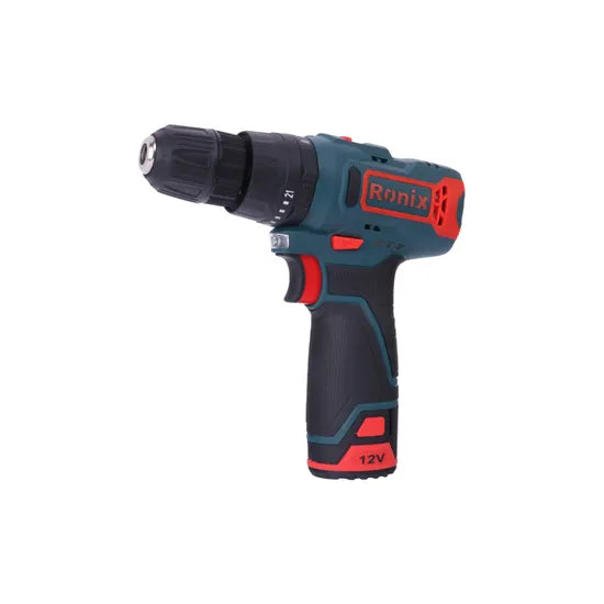 Ronix Hot-Selling Model 8105K 12V 2speed 2ah Battery Cordless Impact Driver & Screwdriver