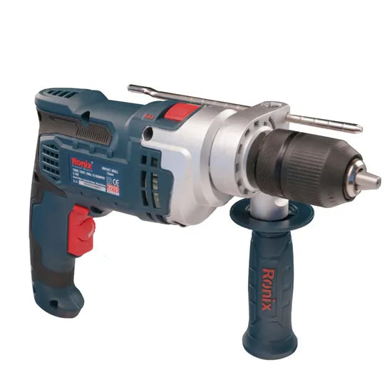 Ronix Model 2215 High Performance Variable Speed Electric Portable Drill 850W 220-240V 13mm Keyless Impact Drilling Machine Tool