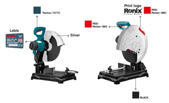 Ronix Model 5904 2000W Electric Belt Wood Cutting or Metal Cutting Saw