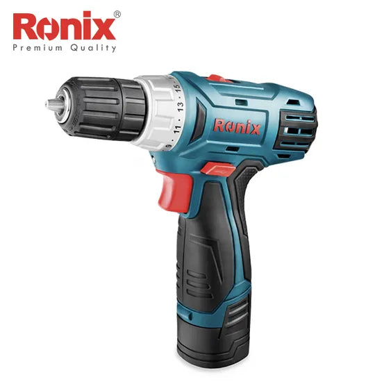 Ronix Model 8012 12V 1500rpm Professional Portable Drill Driver