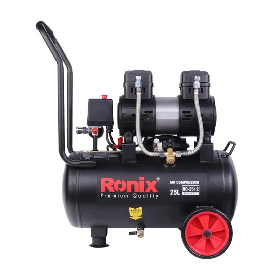 Ronix Model RC-2512 25L Industrial High Pressure Electric Silent Air Compressor